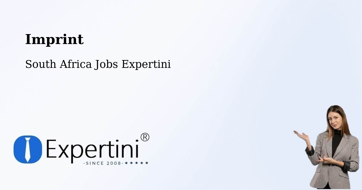 Imprint – Dordrecht - South Africa Jobs Expertini
